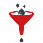 Efficient fine filtration